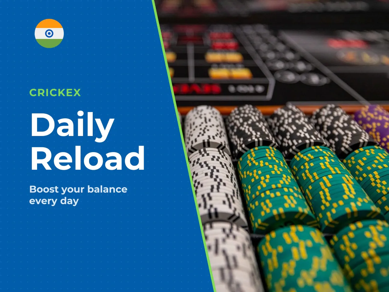 Daily Reload Bonuses. Crickex offers three