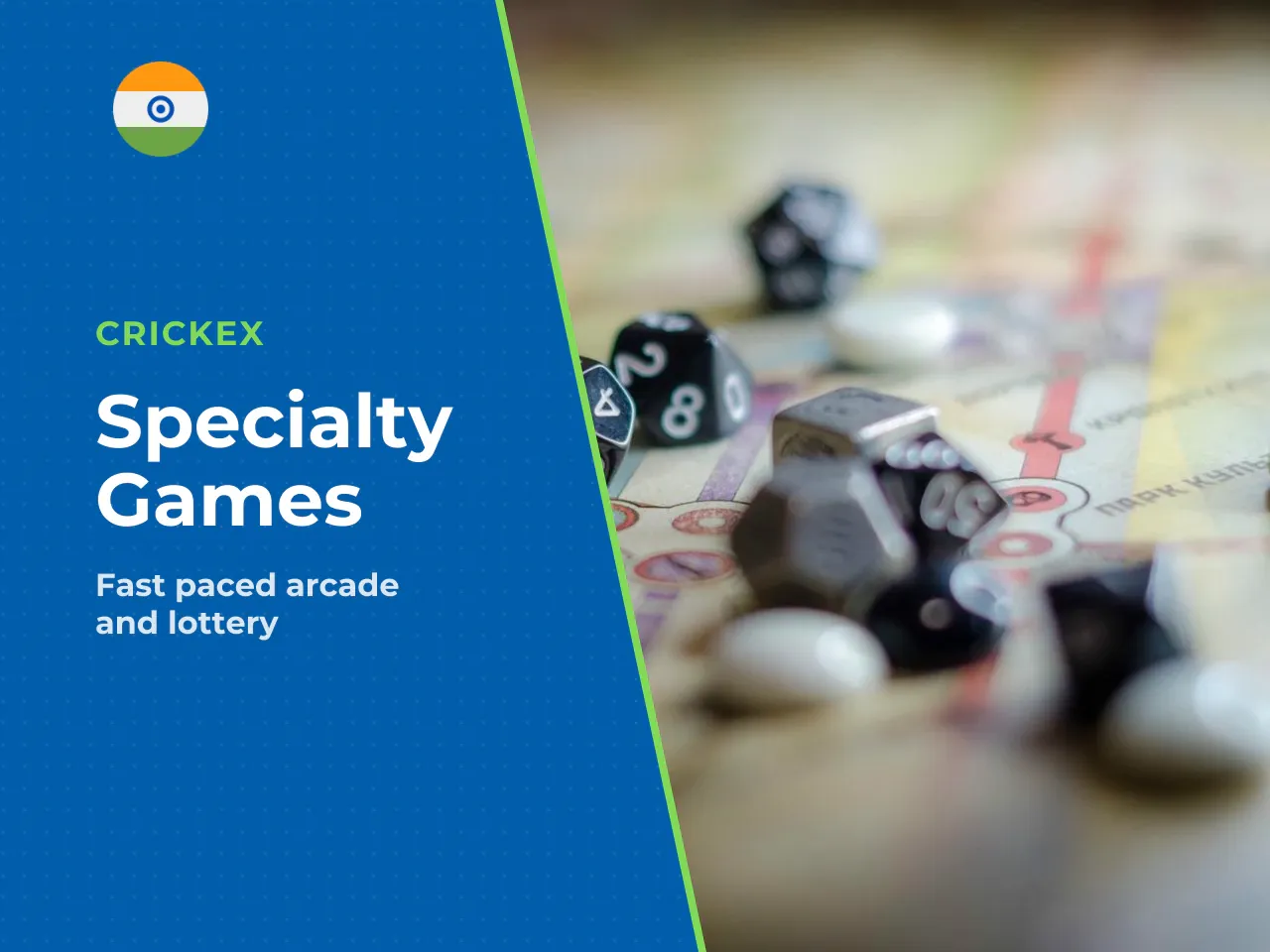 Specialty games Crash, Fishing, Lottery, and