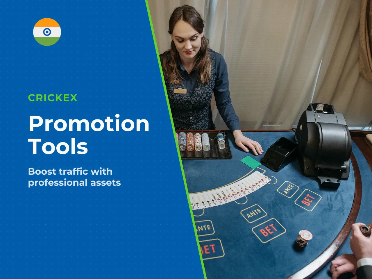 Marketing Channels Commonly Used by Affiliates. When you join the Crickex affiliate program, you receive a toolkit for promotion: - **Banners** in multiple sizes for websites, blogs, or forums. - **La