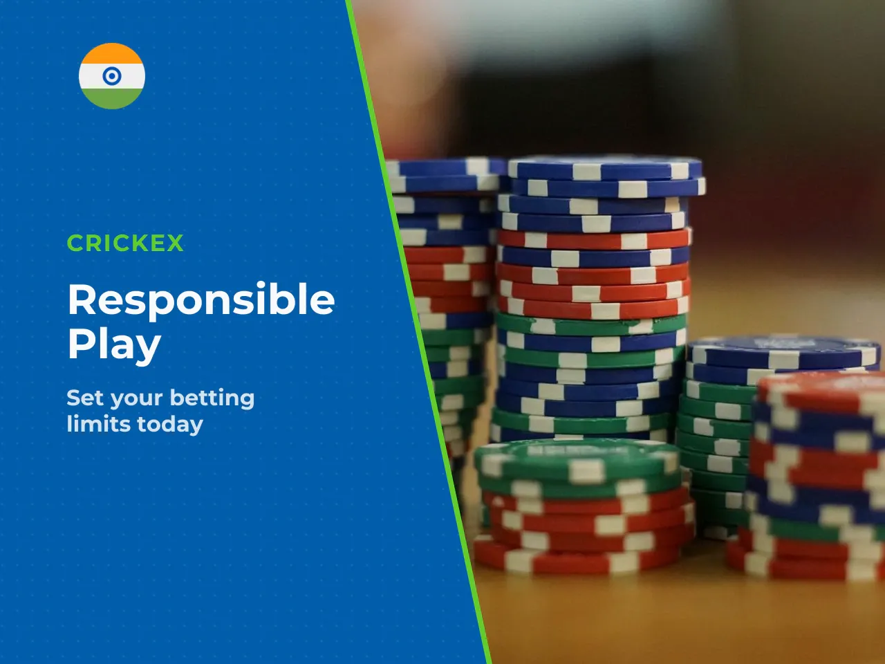Responsible Gambling: Set Limits Before You Deposit. Before you fund any account, take a moment to set personal boundaries. Crickex is entertainment, not income. No deposit, bonus, or betting strategy