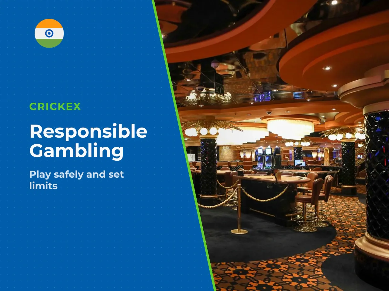 Responsible Gambling: Set Your Limits First. No Crickex casino review is complete without this section. Gambling is paid entertainment, not income. Before you open any lobby or place any bet, decide t