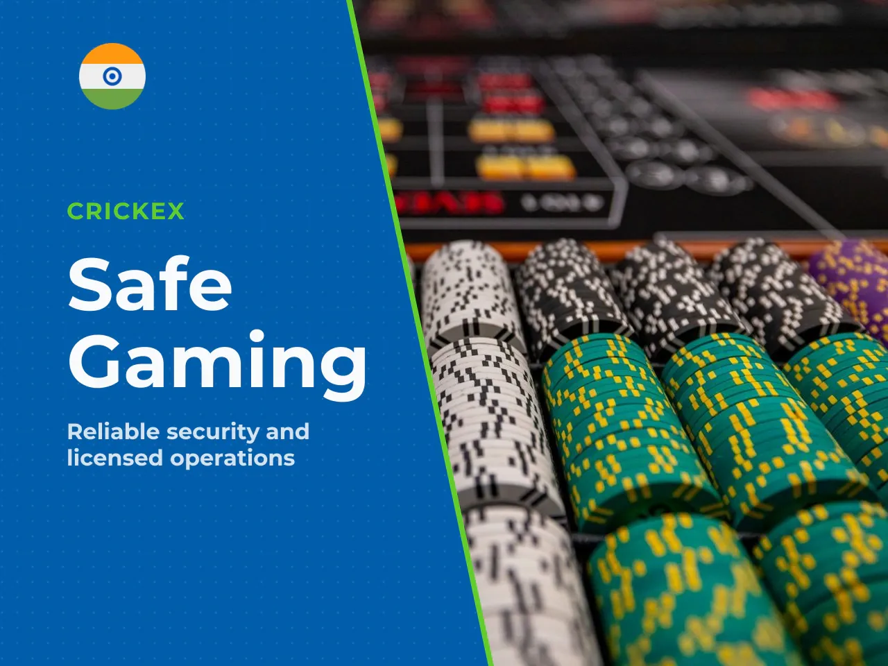Licensing, Account Security and Safe Use. Crickex operates under a licence issued by the Curacao Gaming Commission (No. 365/JAZ), with the operating entity being VB Digital NV, headquartered in Curaca