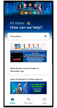 crickex support